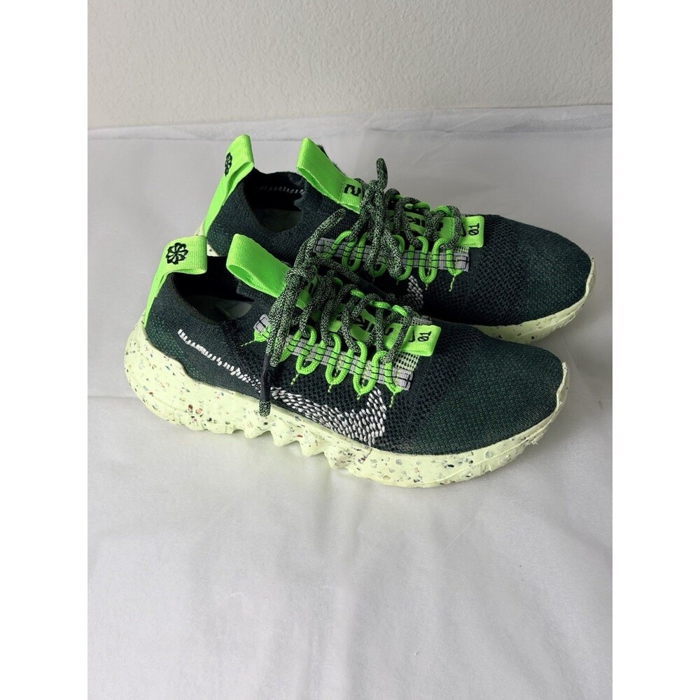 Zapatillas Nike Space Hippie 01 Carbon Green Talla 37.5 EU Originales DJ3056-300
